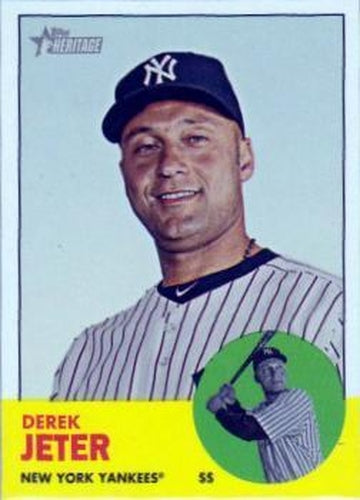 #20b Derek Jeter - New York Yankees - 2012 Topps Heritage Baseball