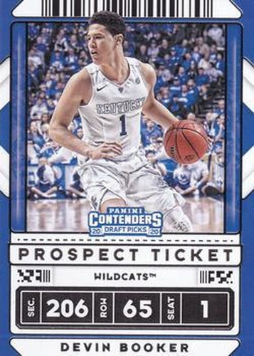 #20b Devin Booker - Kentucky Wildcats - 2020 Panini Contenders Draft Picks Basketball