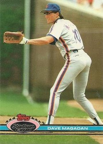 #210 Dave Magadan - New York Mets - 1991 Stadium Club Baseball