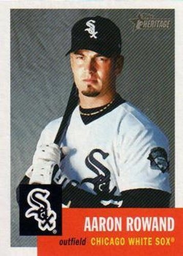 #210 Aaron Rowand - Chicago White Sox - 2002 Topps Heritage Baseball