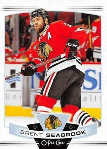 #210 Brent Seabrook - Chicago Blackhawks - 2019-20 O-Pee-Chee Hockey