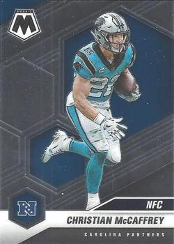 #210 Christian McCaffrey - Carolina Panthers - 2021 Panini Mosaic Football