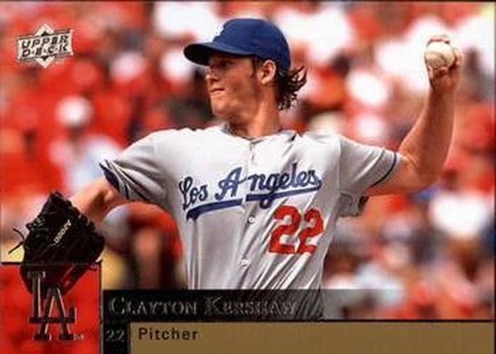 #210 Clayton Kershaw - Los Angeles Dodgers - 2009 Upper Deck Baseball
