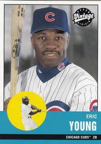 #210 Eric Young - Chicago Cubs - 2001 Upper Deck Vintage Baseball