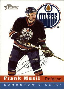 #210 Frank Musil - Edmonton Oilers - 2000-01 Topps Heritage Hockey