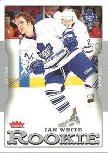 #210 Ian White - Toronto Maple Leafs - 2006-07 Fleer Hockey