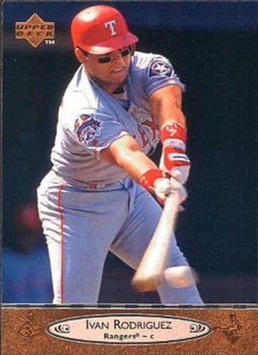 #210 Ivan Rodriguez - Texas Rangers - 1996 Upper Deck Baseball