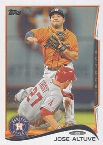 #210 Jose Altuve - Houston Astros - 2014 Topps Baseball