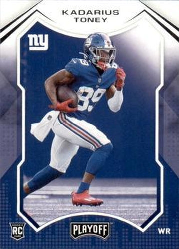 #210 Kadarius Toney - New York Giants - 2021 Panini Playoff Football