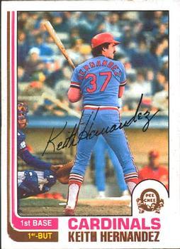 #210 Keith Hernandez - St. Louis Cardinals - 1982 O-Pee-Chee Baseball