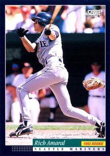 #210 Rich Amaral - Seattle Mariners -1994 Score Baseball