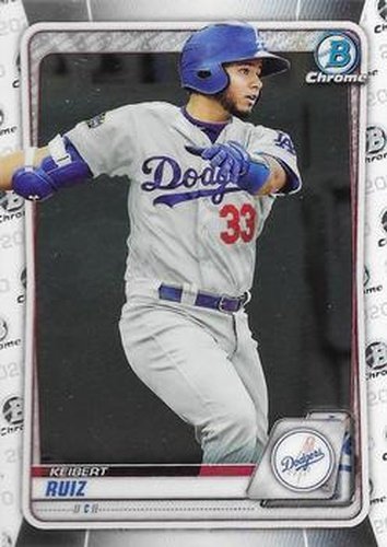 #BCP-210 Keibert Ruiz - Los Angeles Dodgers - 2020 Bowman - Chrome Prospects Baseball