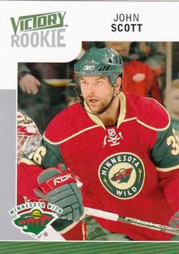 #210 John Scott - Minnesota Wild - 2009-10 Upper Deck Victory Hockey