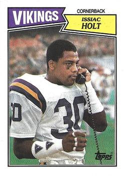 #210 Issiac Holt - Minnesota Vikings - 1987 Topps Football