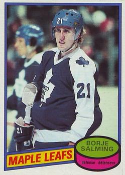 #210 Borje Salming - Toronto Maple Leafs - 1980-81 O-Pee-Chee Hockey