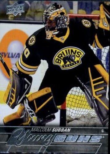 #211 Malcolm Subban - Boston Bruins - 2015-16 Upper Deck Hockey