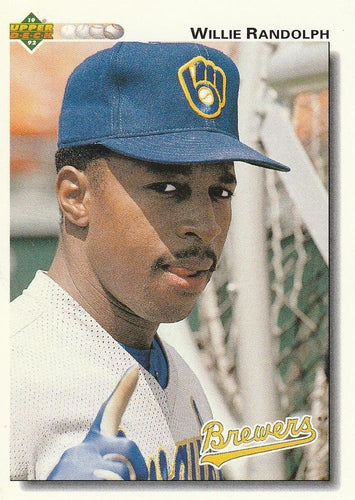 #211 Willie Randolph - Milwaukee Brewers - 1992 Upper Deck Baseball