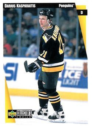 #211 Darius Kasparaitis - Pittsburgh Penguins - 1997-98 Collector's Choice Hockey