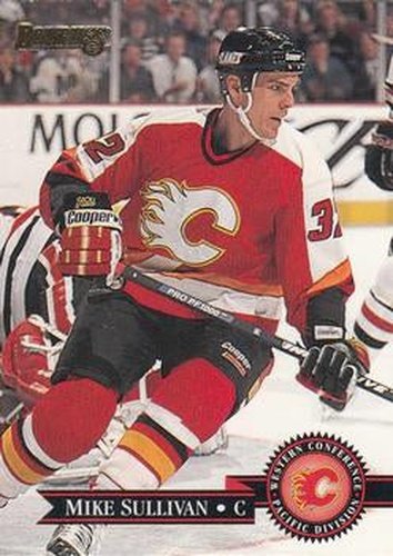 #211 Mike Sullivan - Calgary Flames - 1995-96 Donruss Hockey
