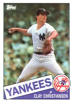 #211 Clay Christiansen - New York Yankees - 1985 Topps Baseball
