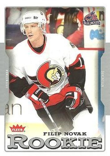 #211 Filip Novak - Columbus Blue Jackets - 2006-07 Fleer Hockey