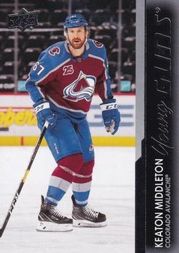 #211 Keaton Middleton - Colorado Avalanche - 2021-22 Upper Deck Hockey