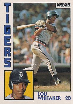 #211 Lou Whitaker - Detroit Tigers - 1984 O-Pee-Chee Baseball