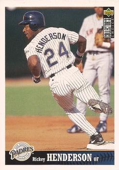 #211 Rickey Henderson - San Diego Padres - 1997 Collector's Choice Baseball