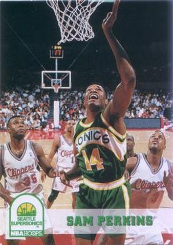 #211 Sam Perkins - Seattle SuperSonics - 1993-94 Hoops Basketball