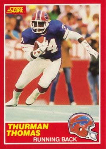 #211 Thurman Thomas - Buffalo Bills - 1989 Score Football