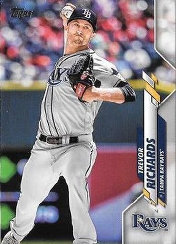 #211 Trevor Richards - Tampa Bay Rays - 2020 Topps Baseball