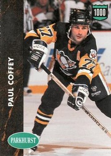 #212 Paul Coffey - Pittsburgh Penguins - 1991-92 Parkhurst Hockey