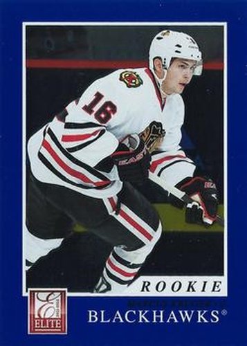 #212 Marcus Kruger - Chicago Blackhawks - 2011-12 Panini Elite Hockey