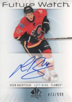 #212 Sven Baertschi - Calgary Flames - 2012-13 SP Authentic Hockey