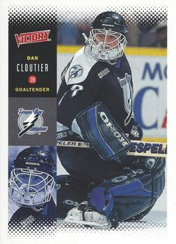 #212 Dan Cloutier - Tampa Bay Lightning - 2000-01 Upper Deck Victory Hockey