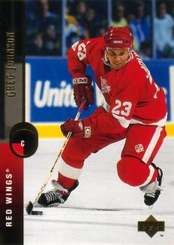 #212 Greg Johnson - Detroit Red Wings - 1994-95 Upper Deck Hockey