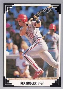 #212 Rex Hudler - St. Louis Cardinals - 1991 Leaf Baseball
