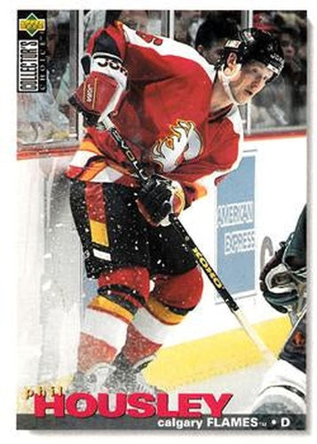 #212 Phil Housley - Calgary Flames - 1995-96 Collector's Choice Hockey