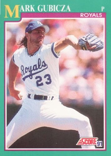 #212 Mark Gubicza - Kansas City Royals - 1991 Score Baseball