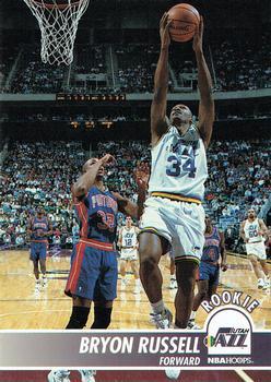 #212 Bryon Russell - Utah Jazz - 1994-95 Hoops Basketball