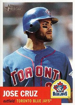 #212 Jose Cruz - Toronto Blue Jays - 2002 Topps Heritage Baseball