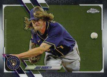 #212 Josh Hader - Milwaukee Brewers - 2021 Topps Chrome Baseball