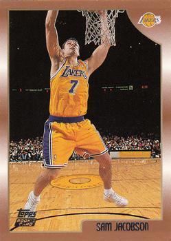 #212 Sam Jacobson - Los Angeles Lakers - 1998-99 Topps Basketball
