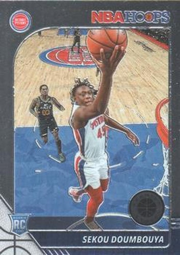 #212 Sekou Doumbouya - Detroit Pistons - 2019-20 Hoops Premium Stock Basketball