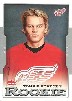 #212 Tomas Kopecky - Detroit Red Wings - 2006-07 Fleer Hockey