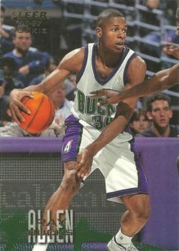 #212 Ray Allen - Milwaukee Bucks - 1996-97 Fleer Basketball
