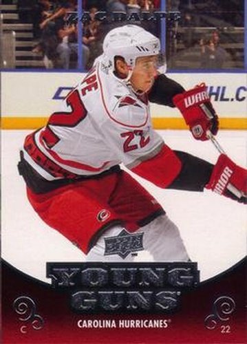 #212 Zac Dalpe - Carolina Hurricanes - 2010-11 Upper Deck Hockey