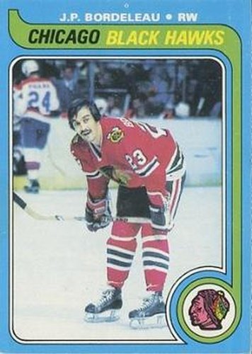 #212 J.P. Bordeleau - Chicago Blackhawks - 1979-80 O-Pee-Chee Hockey