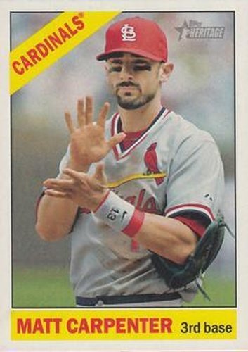 #212b Matt Carpenter - St. Louis Cardinals - 2015 Topps Heritage Baseball