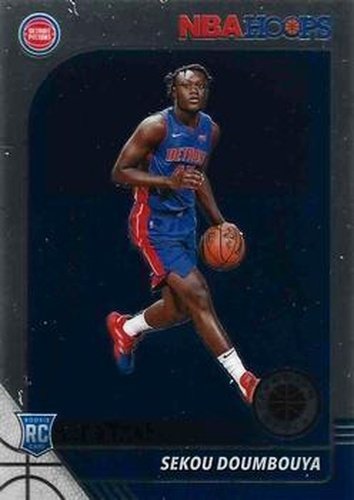 #212b Sekou Doumbouya - Detroit Pistons - 2019-20 Hoops Premium Stock Basketball